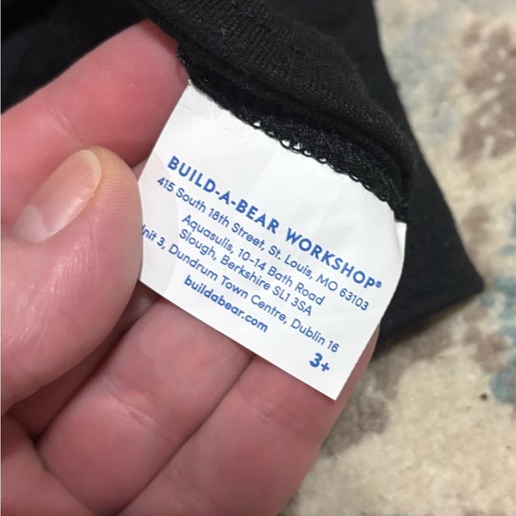 Build a Bear black Top and Shorts Set with Sneakers and glasses - Picture 4 of 4